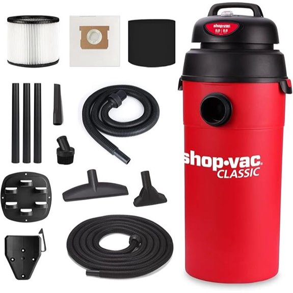 Shop-Vac 5-Gallon Wet/Dry Vacuum with Attachments