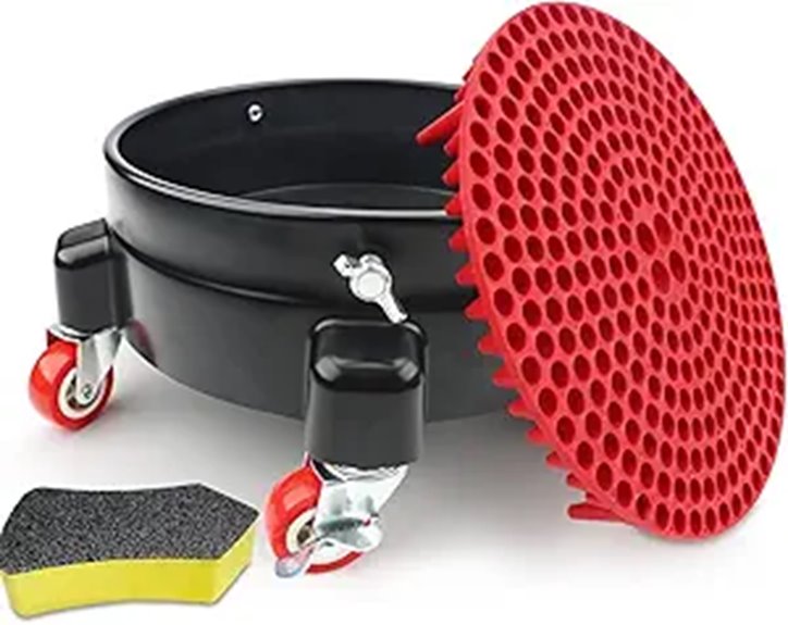 Bucket Dolly 5 Gallon with Wheels and Insert