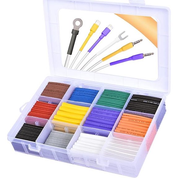 Heat Shrink Tubing Kit 650 Pcs Assorted Colors