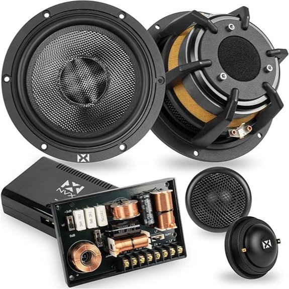 NVX XQS65KIT 6.5 Car Speakers with Tweeters (Pair)