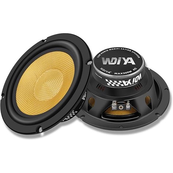 Upgrade 6.5 Inch Car Speakers with Deep Bass