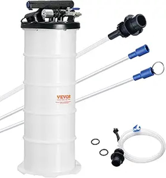 VEVOR 6.5L Pneumatic/Manual Oil Extractor Pump