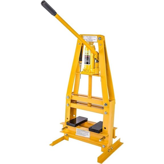 JEGS 6-Ton Hydraulic Bench Shop Press with Plates