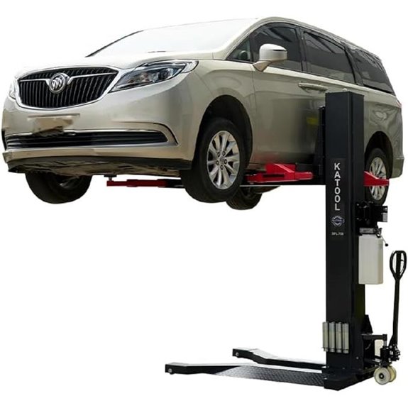 SPL700 7000 lb Portable Single Post Car Lift