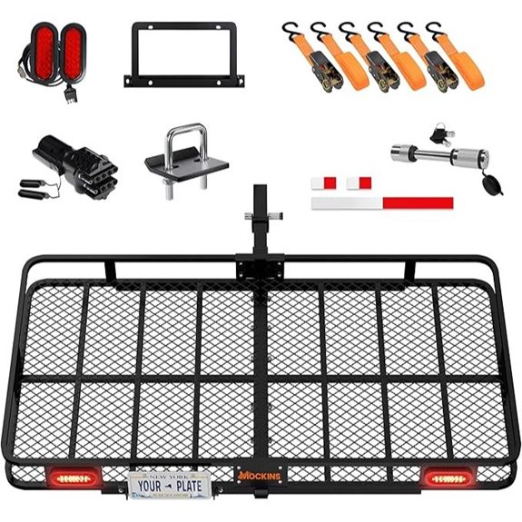 Mockins 72” Folding Cargo Carrier with Lights