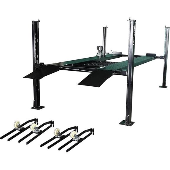 APlusLift HW-8SXLT 8000LB 4-Post Portable Car Lift