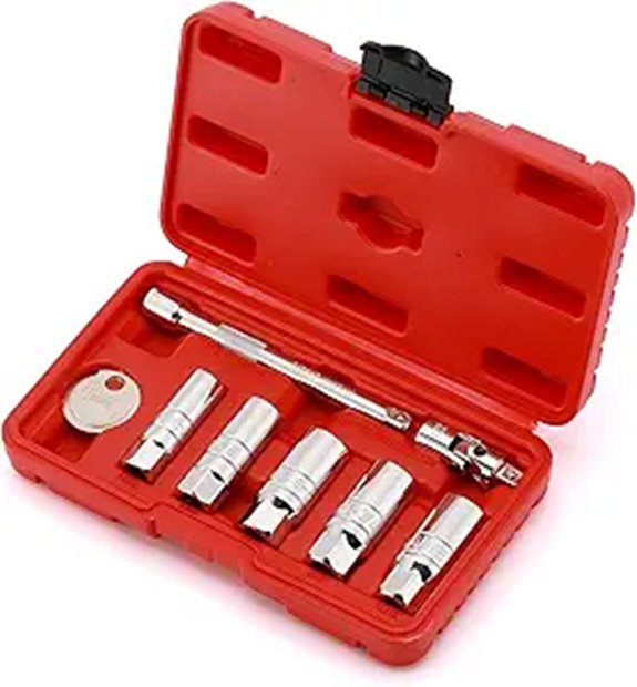 CASOMAN 8-Piece Spark Plug Socket Set