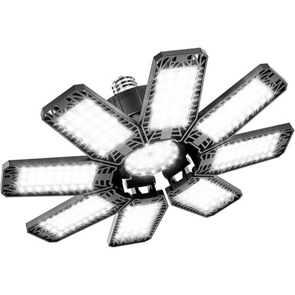 240W LED Garage Light with Deformable Panels