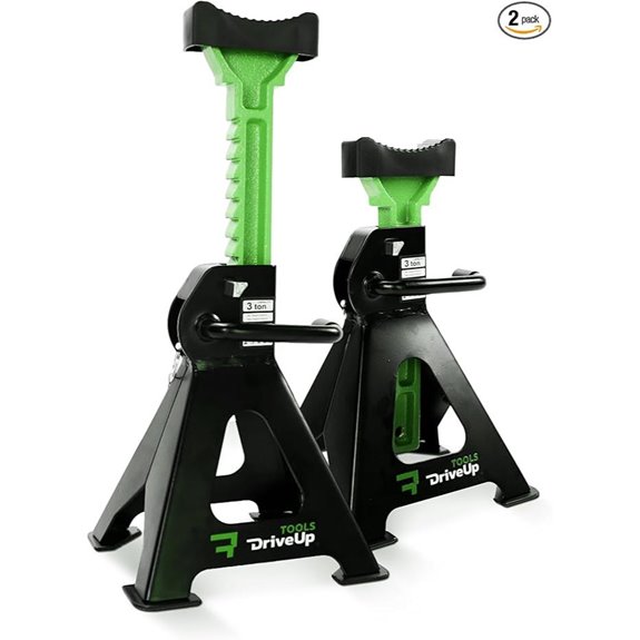 3-Ton Adjustable Floor Jack Stands (Pack of 2)