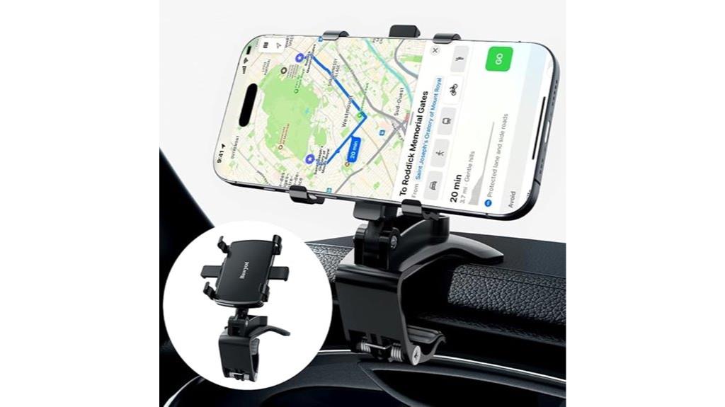 adjustable dashboard phone mount