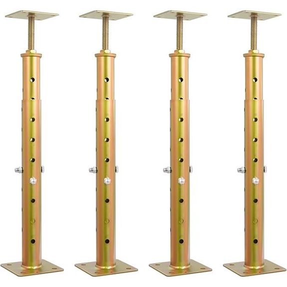 4-Pack Adjustable Telescoping Floor Jacks (19-36)