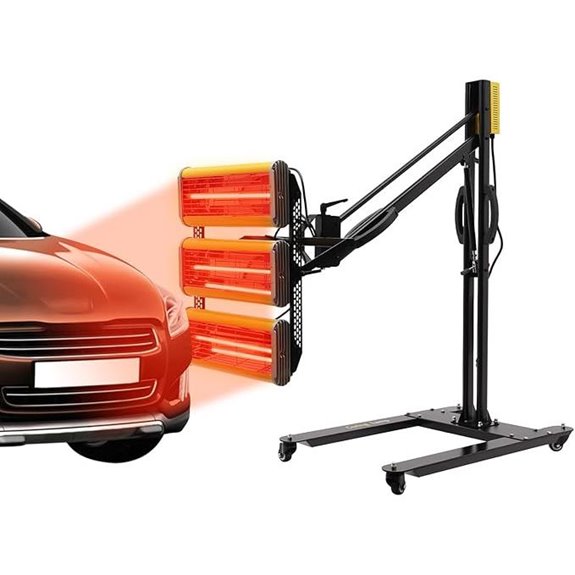 Infrared Paint Baking Lamp with Adjustable Settings