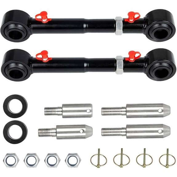 Adjustable Jeep Wrangler Sway Bar End Links (Pair)