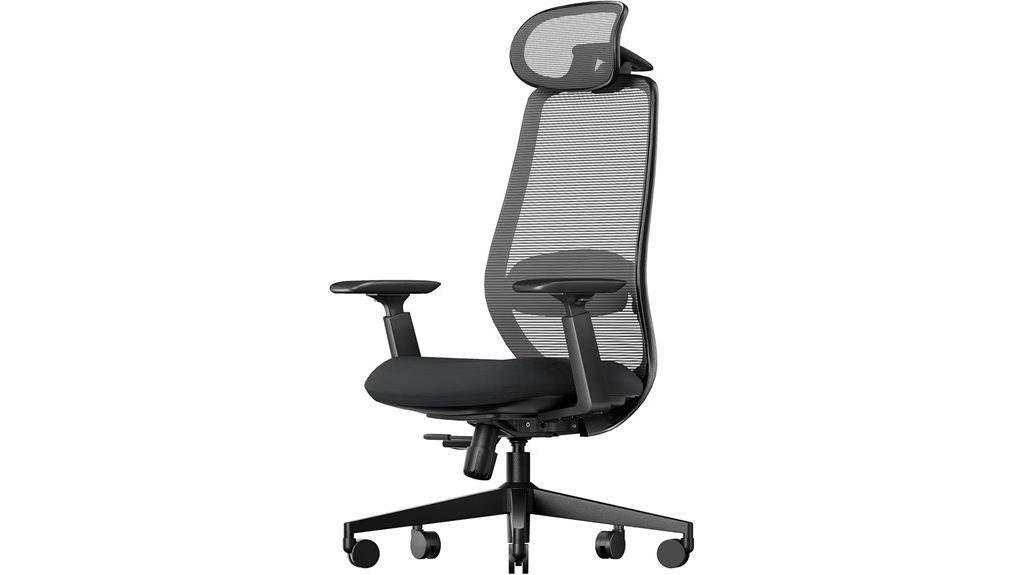 adjustable lumbar support chair