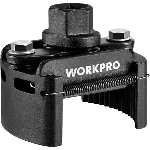 WORKPRO Adjustable Oil Filter Wrench and Removal Tool