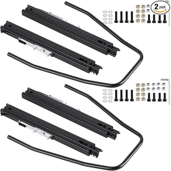 Universal Seat Slider Track Set with Hardware