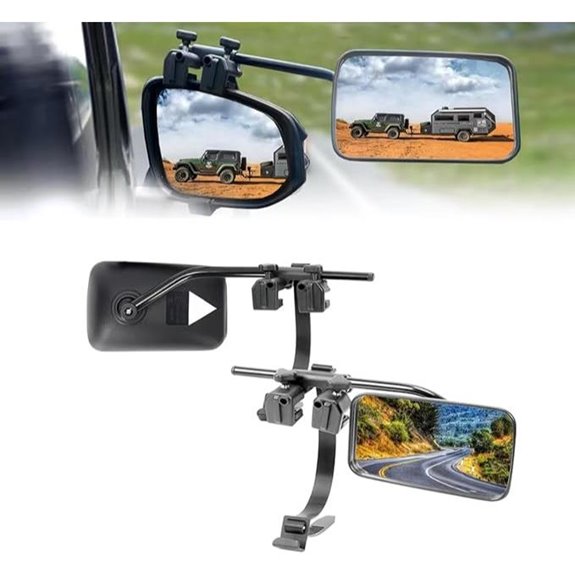 Universal Clip-On Towing Mirror Extenders