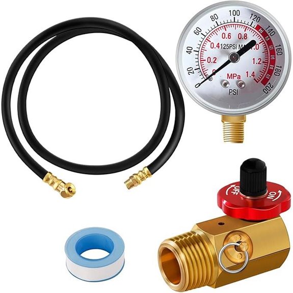 SUNROAD Air Tank Repair Kit with Gauge and Hose