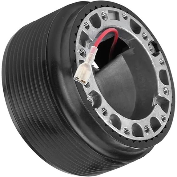 Aluminum 6-Hole Quick Release Steering Wheel Adapter