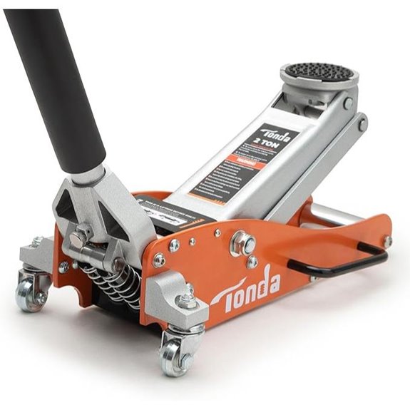 TONDA 2 Ton Aluminum Floor Jack with Dual Pump