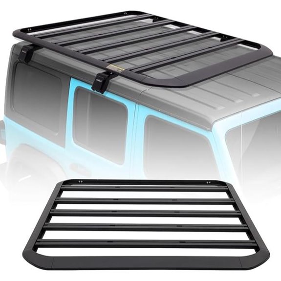 CALLIERT Aluminum Roof Rack Kit for Jeep Wrangler