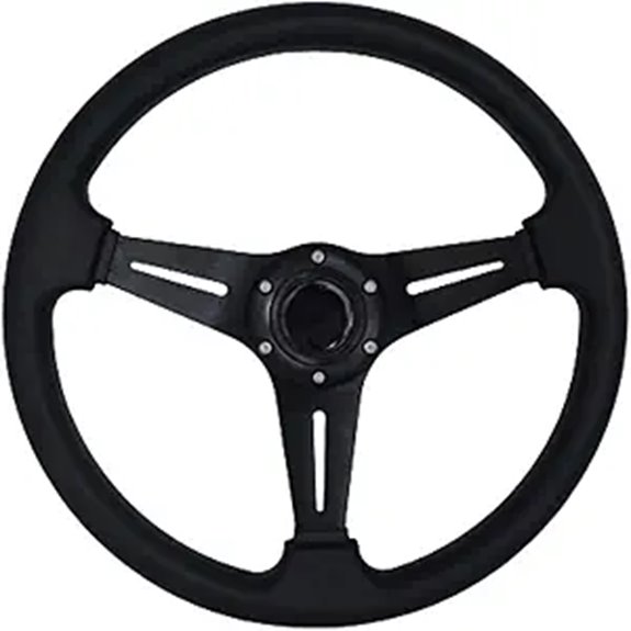 Auto Racing Steering Wheel with Aluminum Spokes