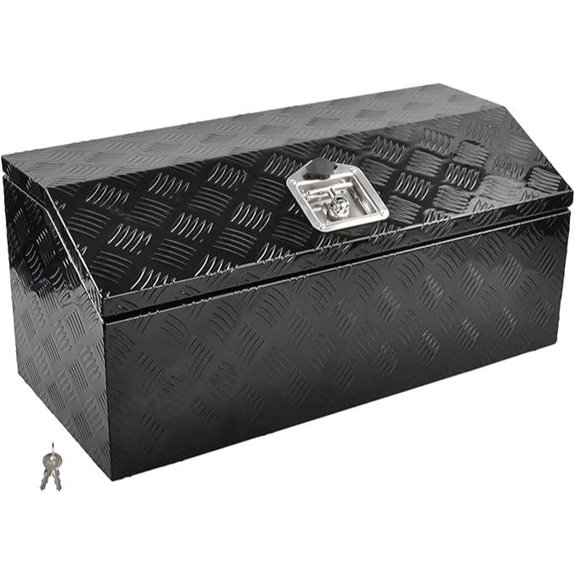 30-Inch Aluminum Trailer Tongue Toolbox with Lock