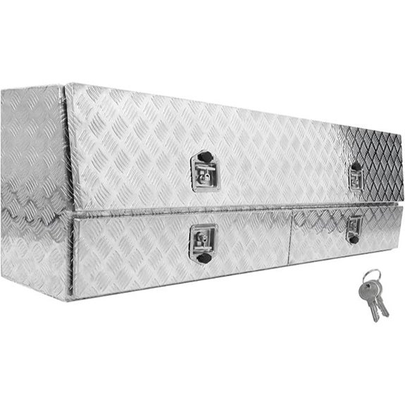 Confote Aluminum Truck Tool Box with Two Drawers