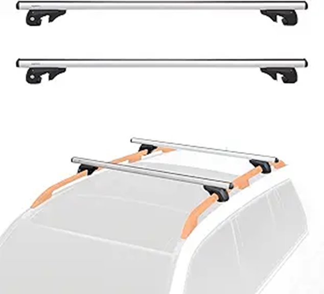 Amazon Basics Cross Rail Roof Rack (Pack of 2)