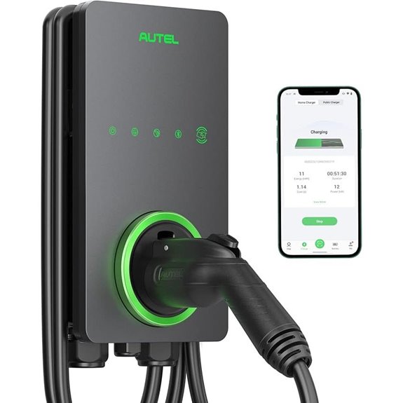 Autel 50Amp Wi-Fi EV Charger with 25-Foot Cable