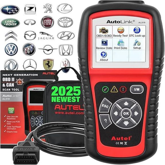 Autel AL519 OBD2 Car Diagnostic Code Reader