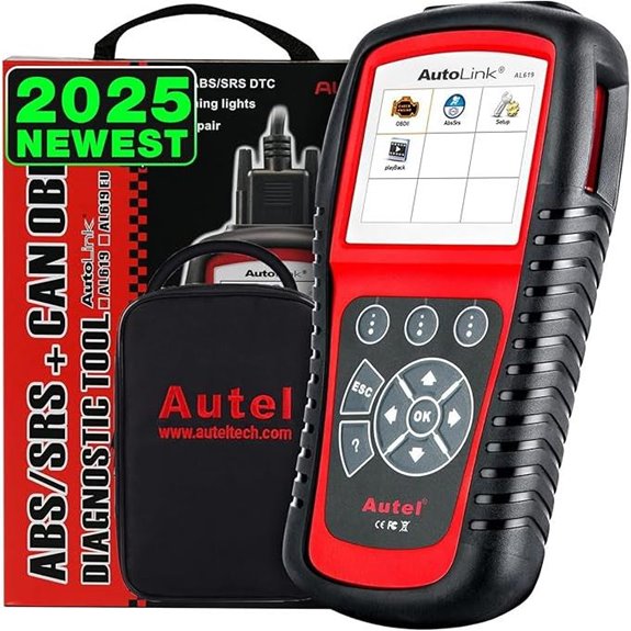 Autel AutoLink AL619 OBD2 Diagnostic Scan Tool