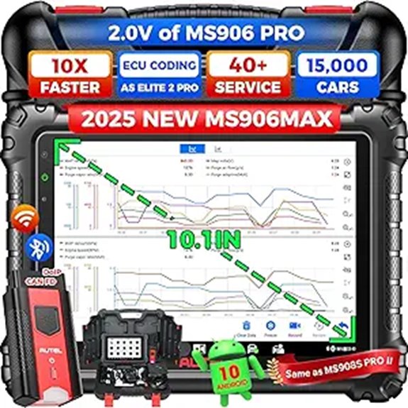 Autel MaxiSYS MS906 MAX Scanner with Bidirectional Testing