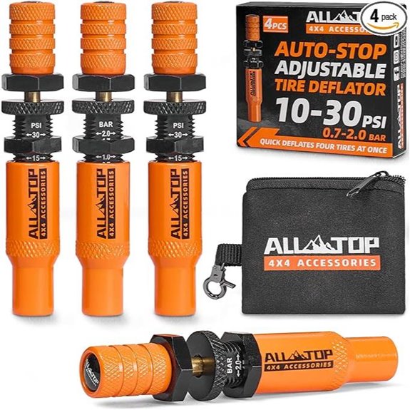 ALL-TOP Auto-Stop Tire Deflator Kit (4 pcs)