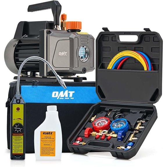 Orion Motor Tech A/C Vacuum Pump & Gauge Set