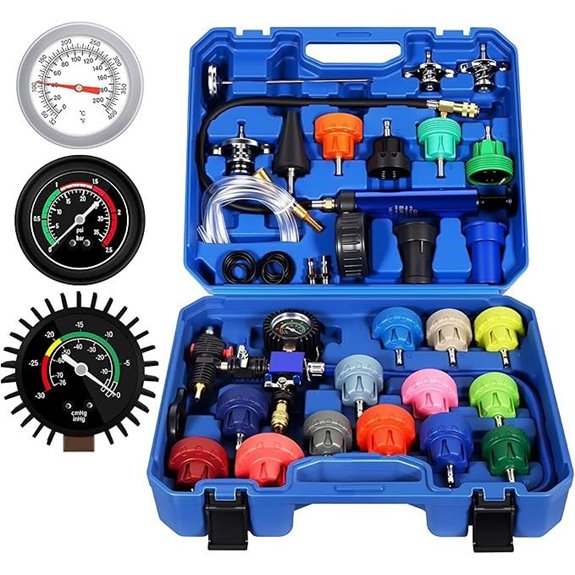 31PCS Automotive Cooling System Pressure Tester Kit