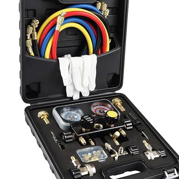 Lichamp Automotive R134A/R1234YF/R404A Gauge Set