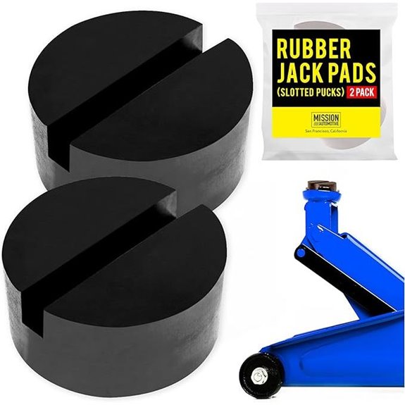 Mission Automotive Rubber Jack Pads (2 Pack)
