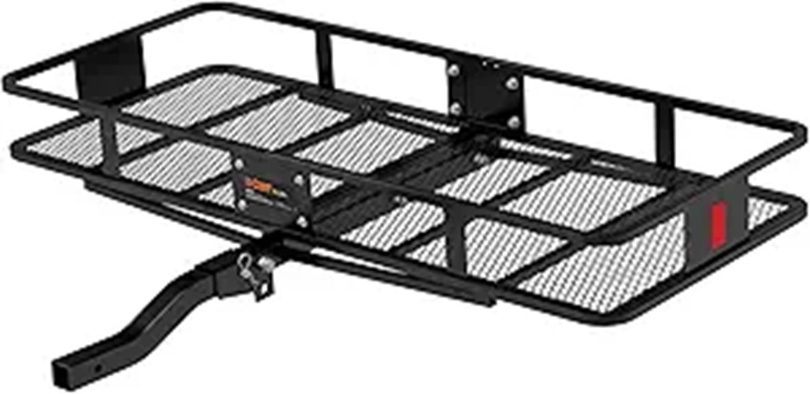 CURT 60x24-Inch Basket Hitch Cargo Carrier