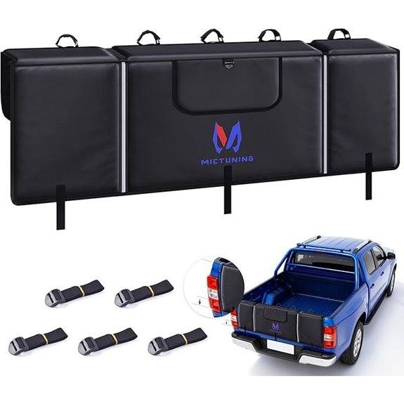 MICTUNING Tailgate Bike Pad for 5 Bikes