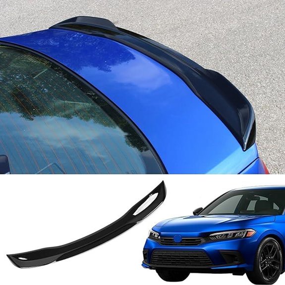 Honda Civic Sedan 2022-2026 Glossy Black Rear Spoiler