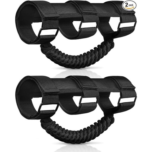 Moveland Jeep Roll Bar Grab Handles (Black)