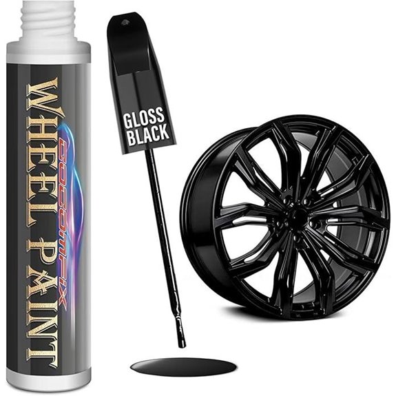 Cocomfix Gloss Black Rim Touch-Up Paint Kit