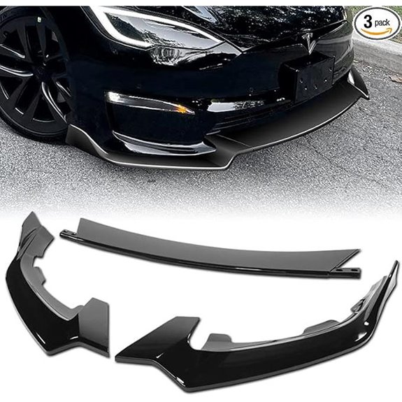 EPARTS Black STP-Style Tesla Model S Bumper Kit