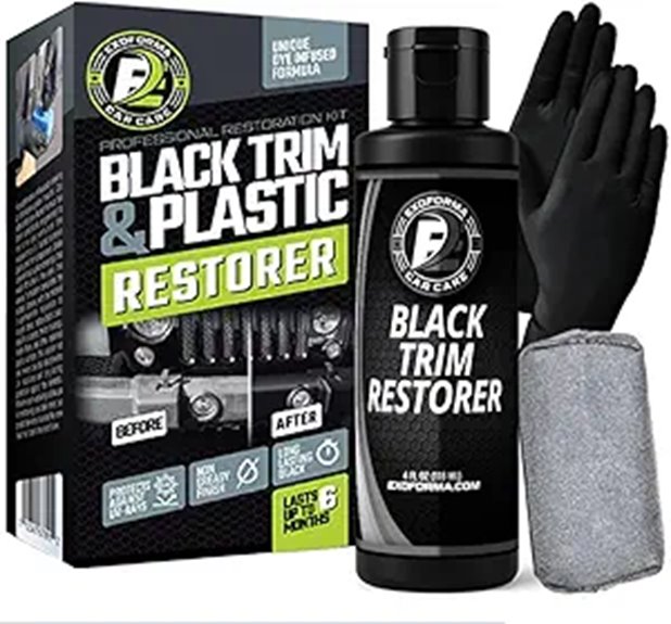 ExoForma Black Trim Restorer with UV Protection