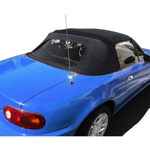 Mazda Miata Convertible Top 2-Piece Zipper Black