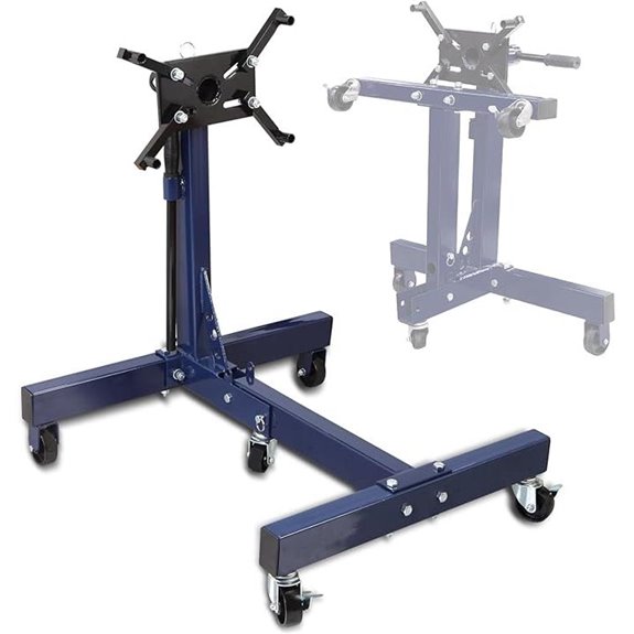 Torin Steel Rotating Engine Stand 1,500 lb Blue