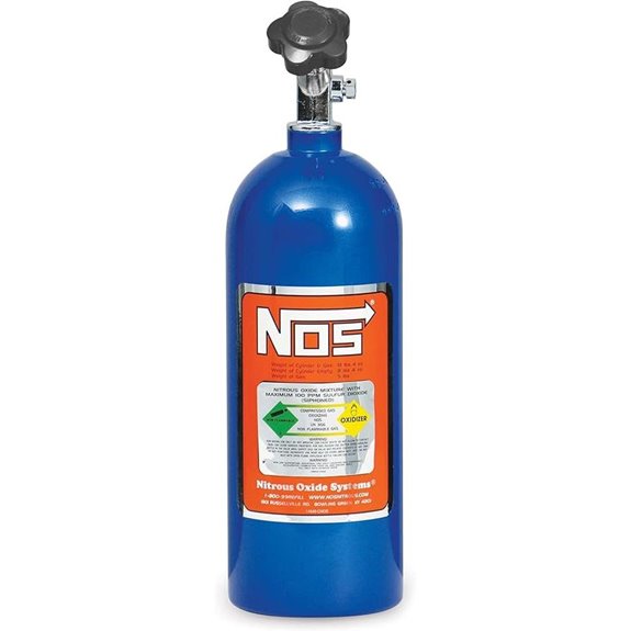 NOS 14730NOS Blue Aluminum 5-pound Nitrous Bottle