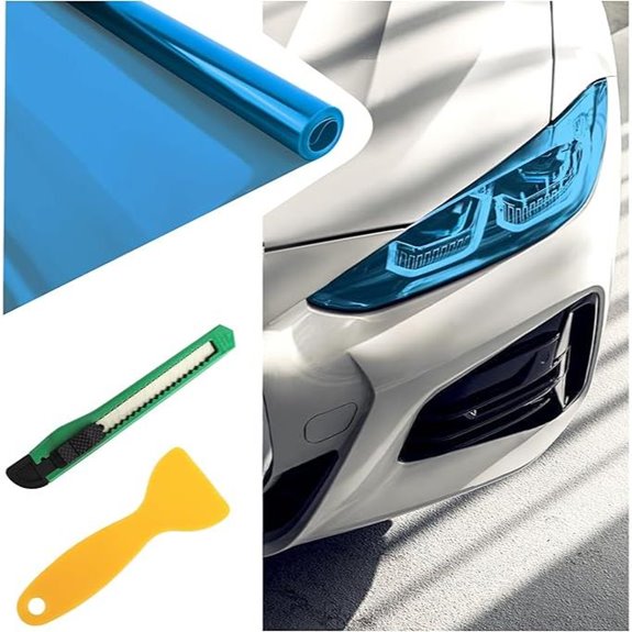 Car Headlight & Tail Light Tint Film Kit (Blue)