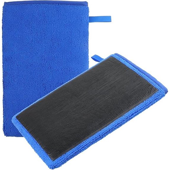 Giantree Clay Mitt - Auto Detailing Microfiber Clay Bar Medium Grade Blue